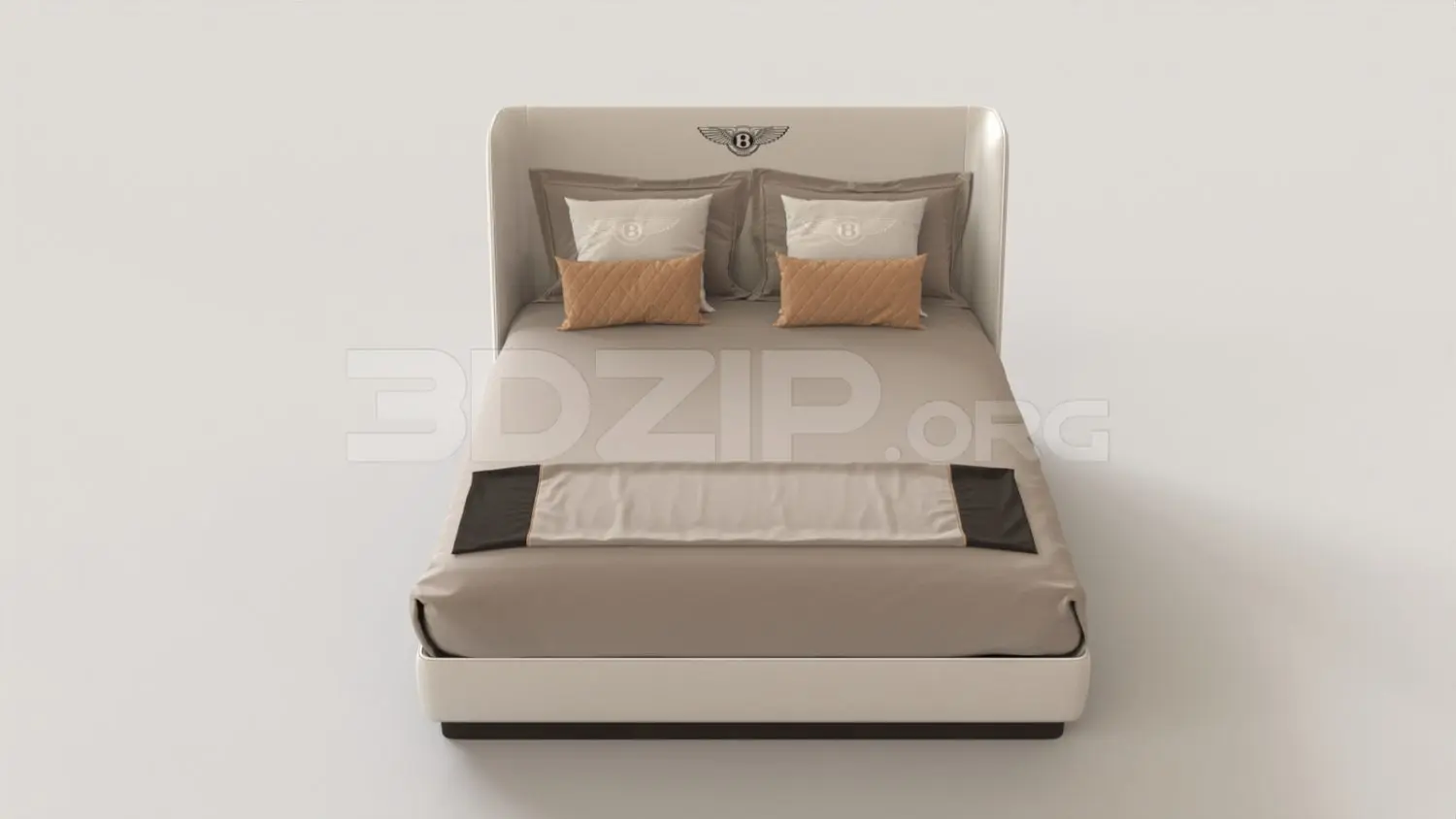 Bed — preview 1 (3dzip, CC0)