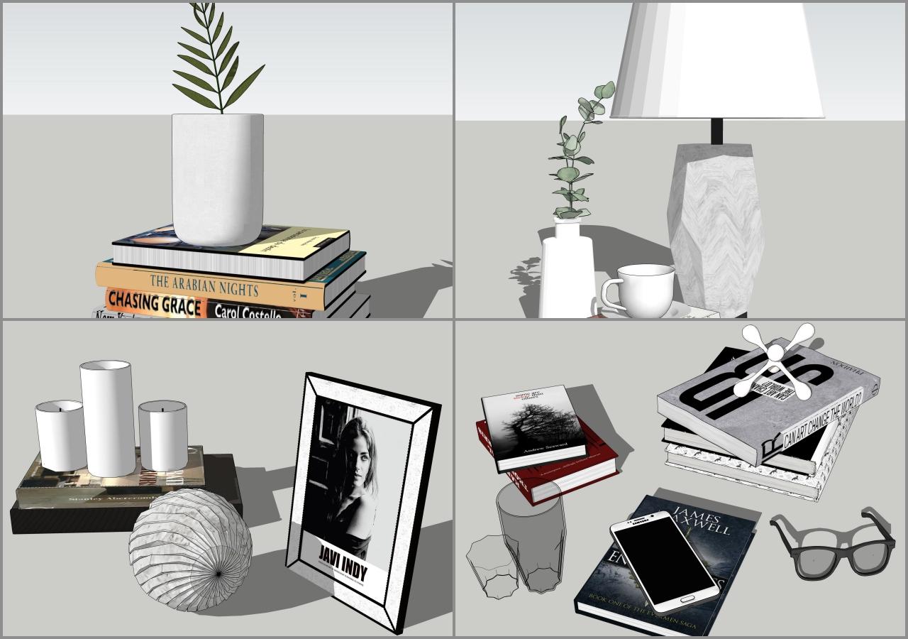 Combo Books on Table