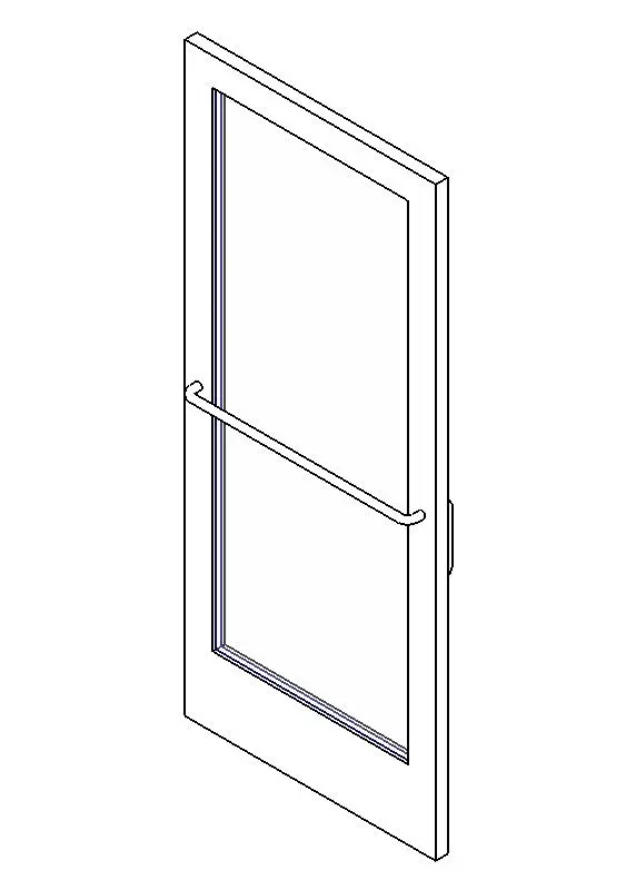 Storefront Entry Door- Single