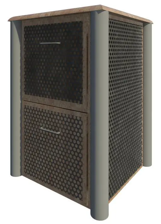 Under Desk File Cabinet