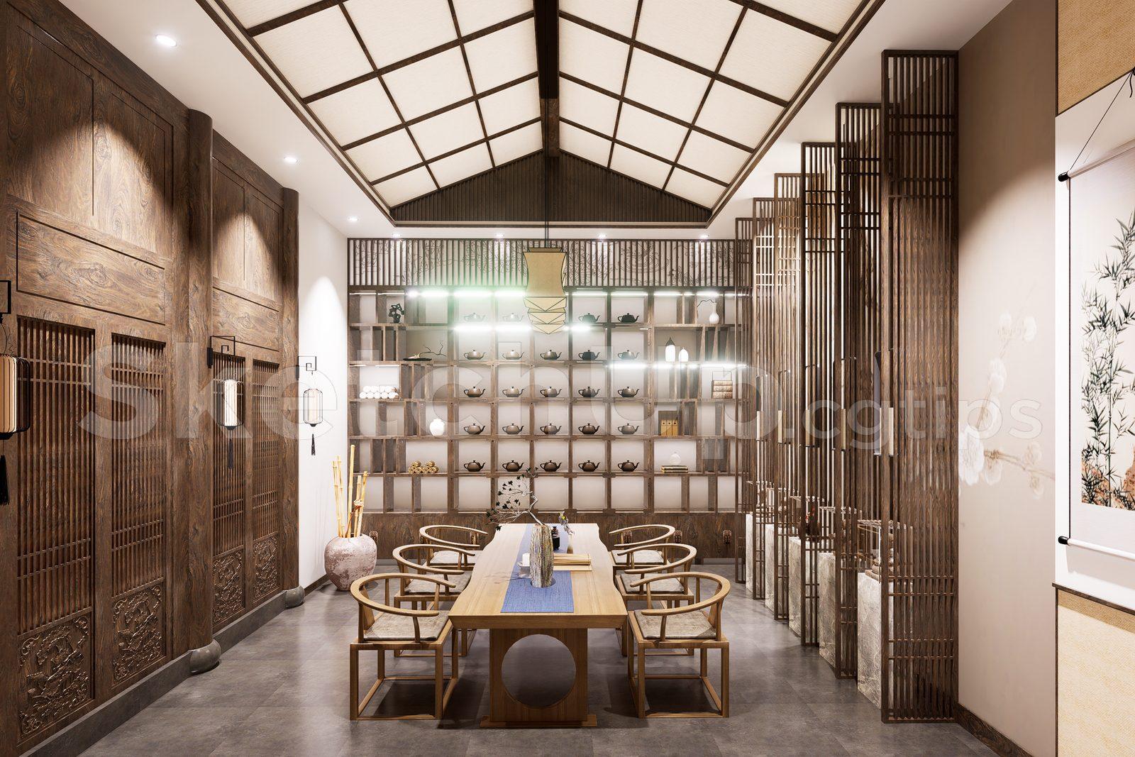 Tea Room Interior