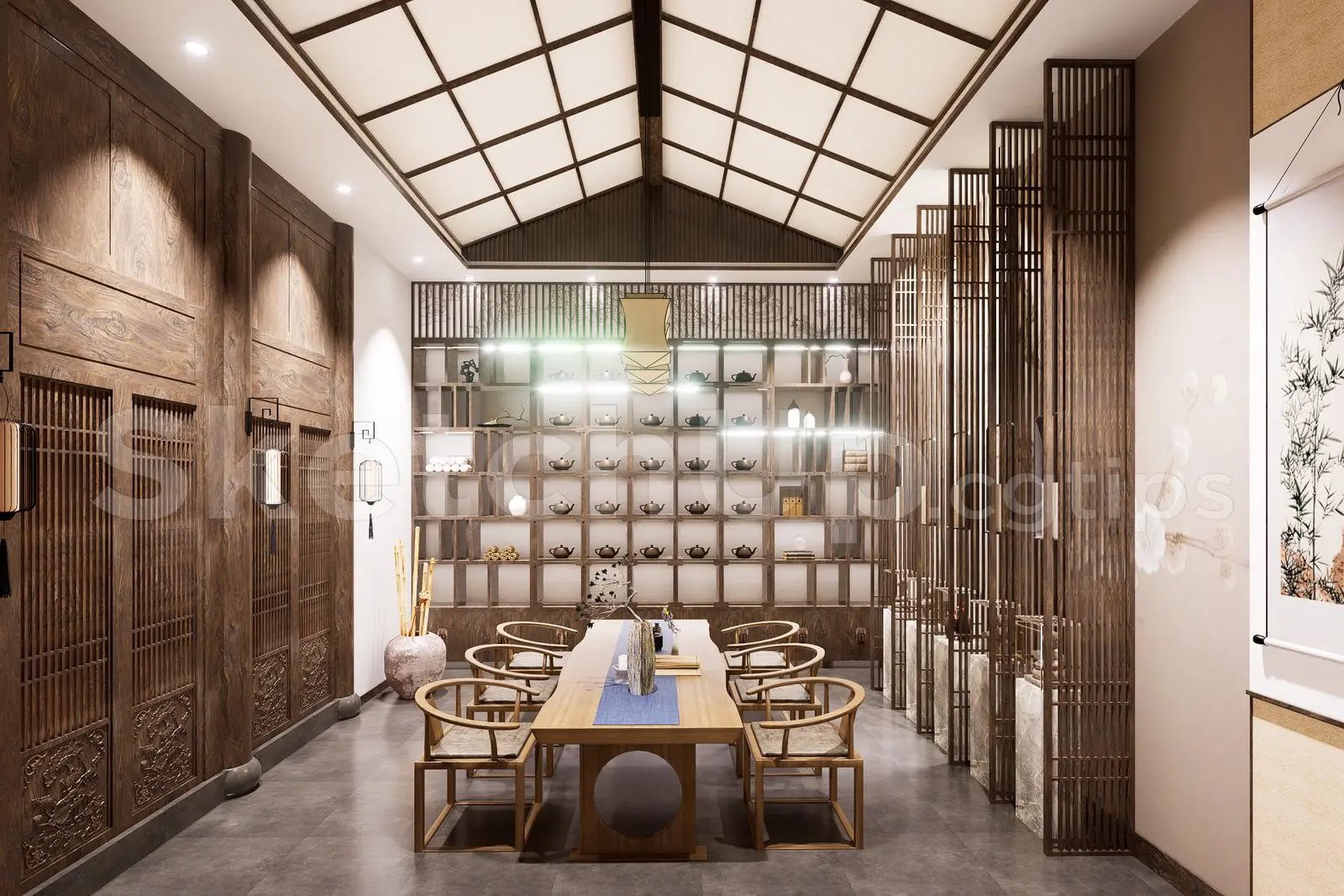 Tea Room Interior