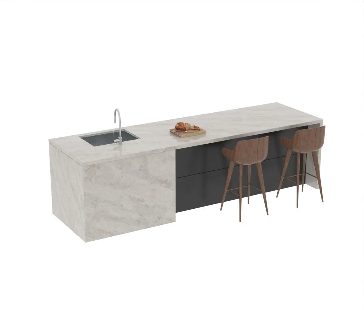 Kitchen — preview 1, by Phi Vu (3dzip)