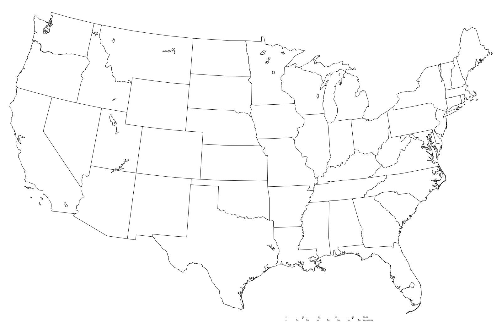 America United States map