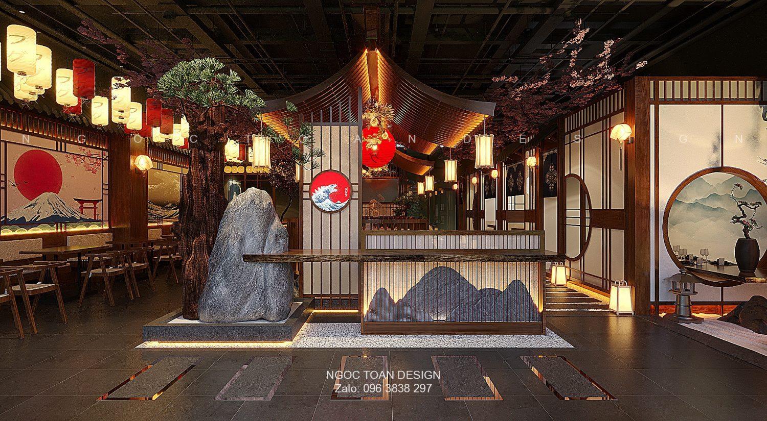 Japanese Restaurant Interior