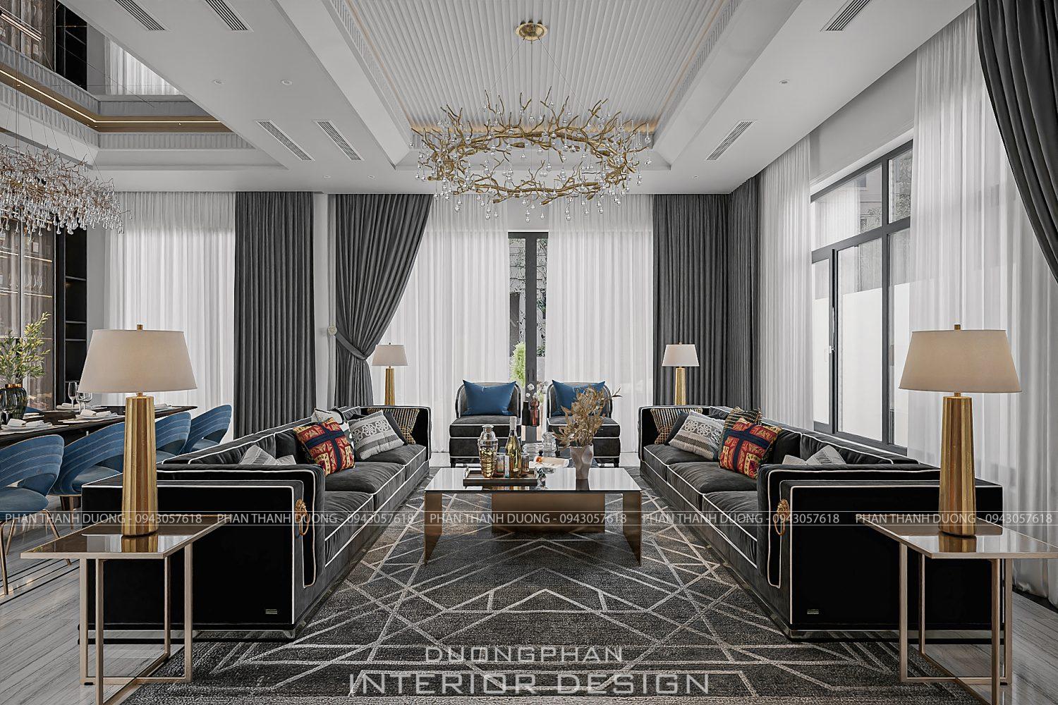 Living Room – Kitchen Interior