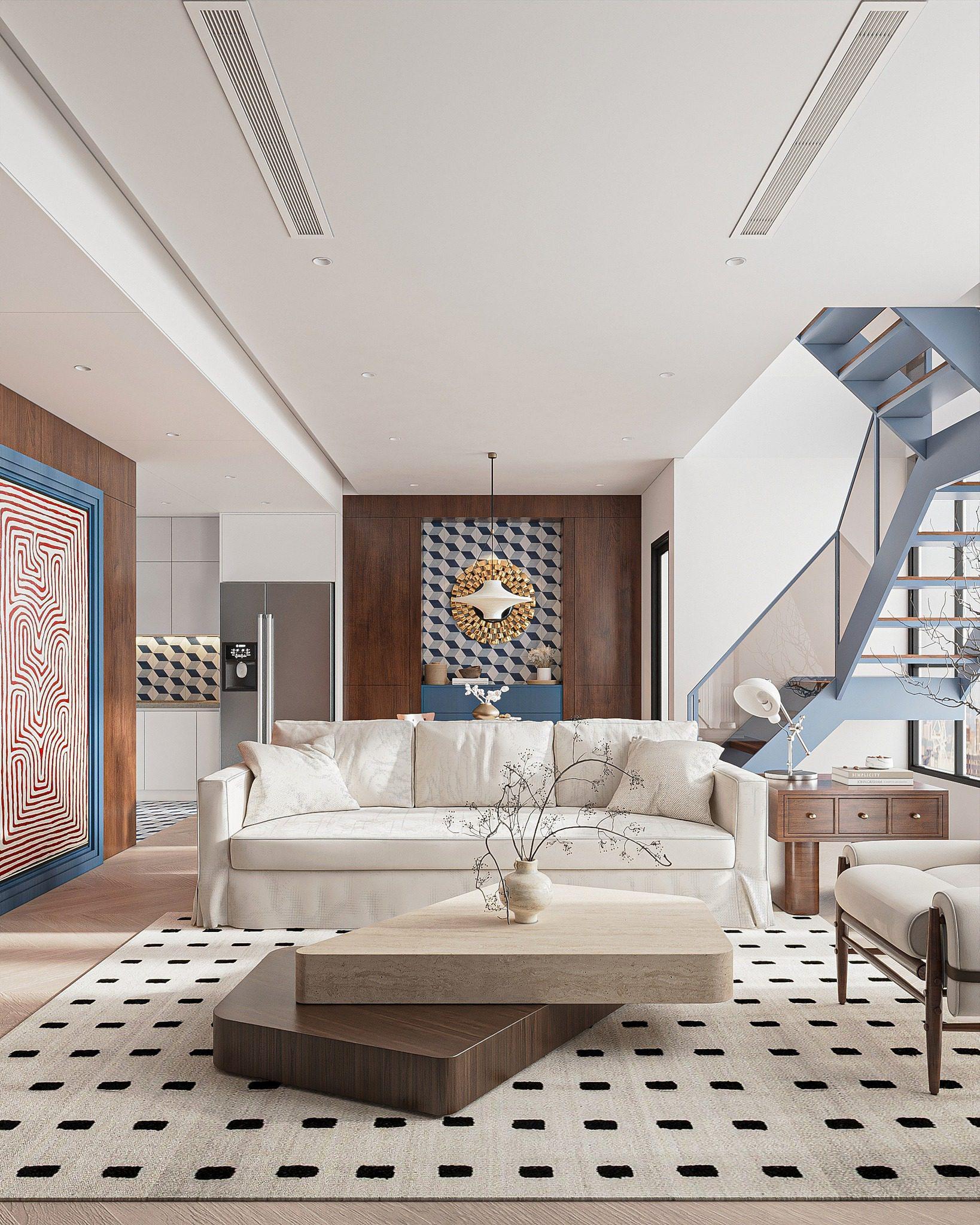Living Room – Kitchen Interior