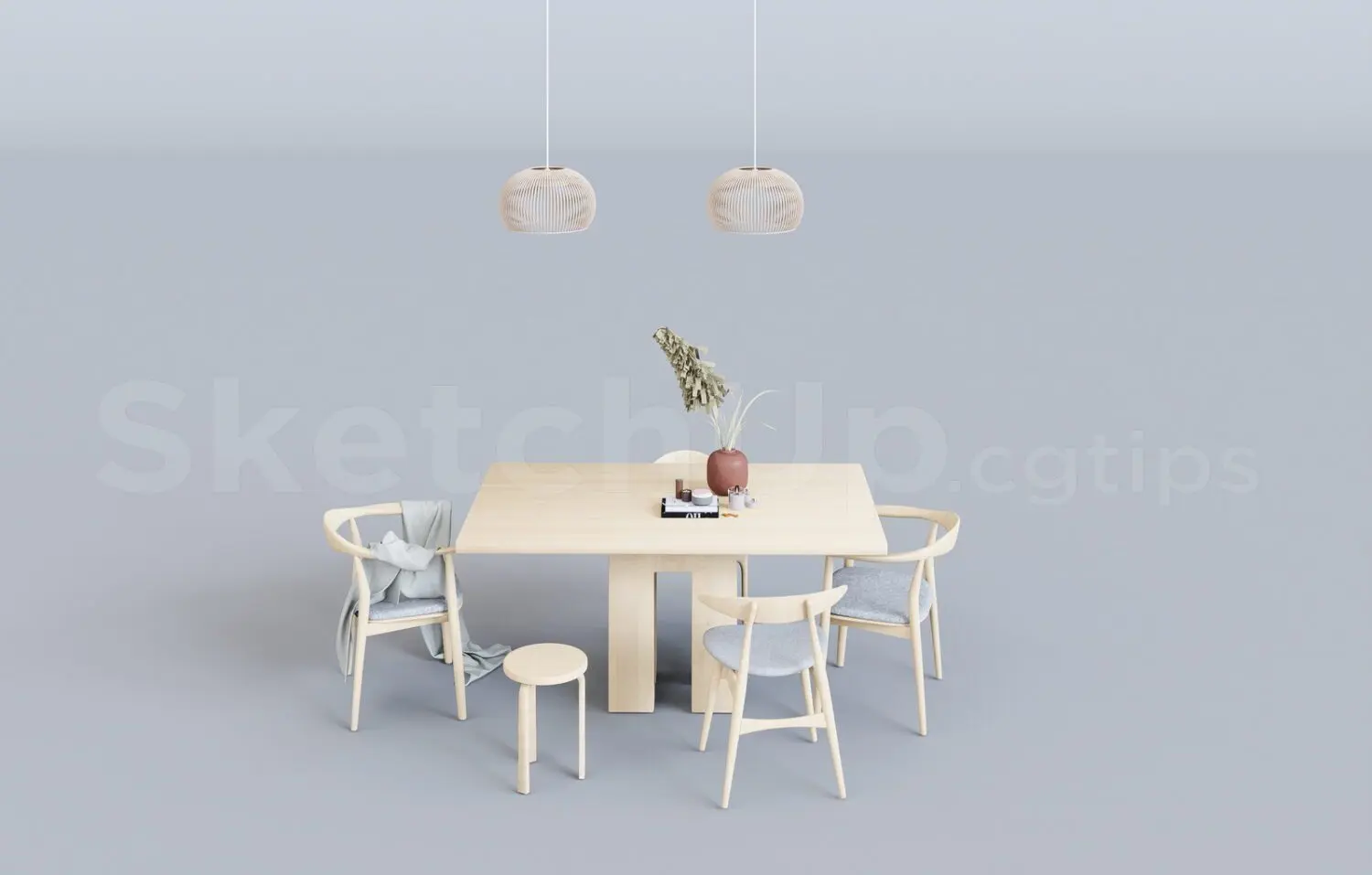 Dining Table — preview 1 (cgtips, CC0)