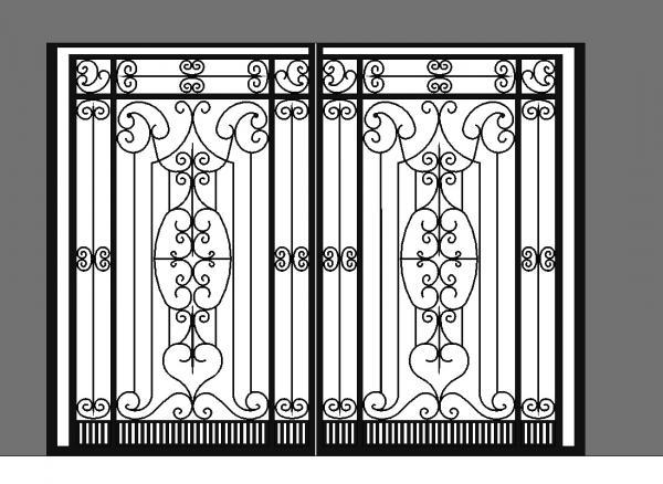 Wrought door