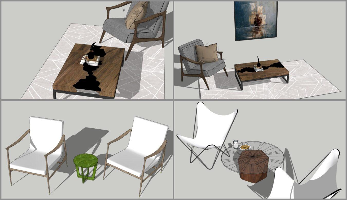 Combo Reading Table