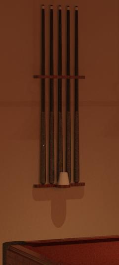 Pool Cue Rack