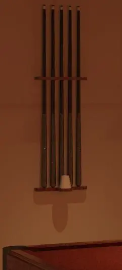 Pool Cue Rack