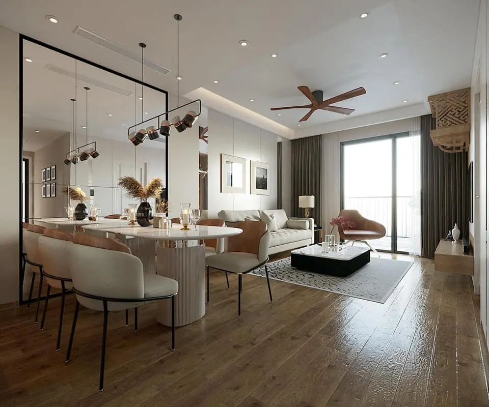 Interior Kitchen – Livingroom 307 Scene