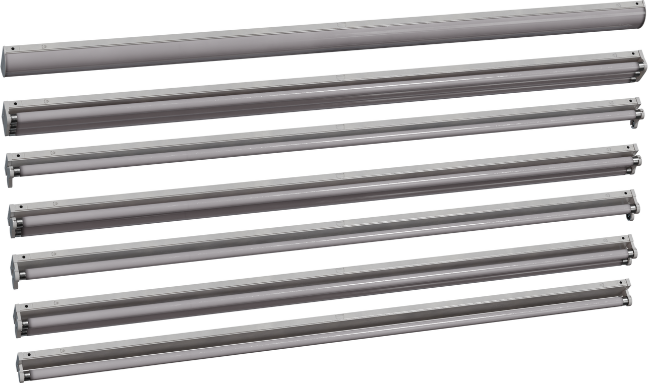 Mounted Fluorescent Lights
