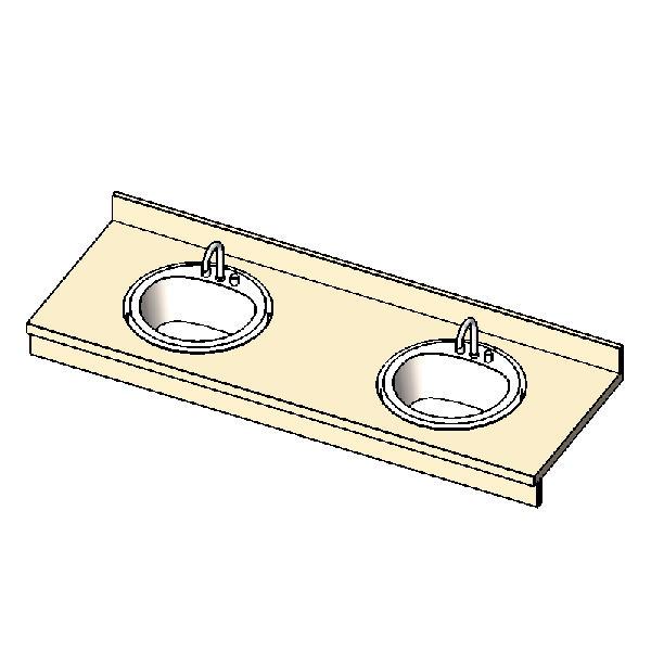 Vanity Two Sinks