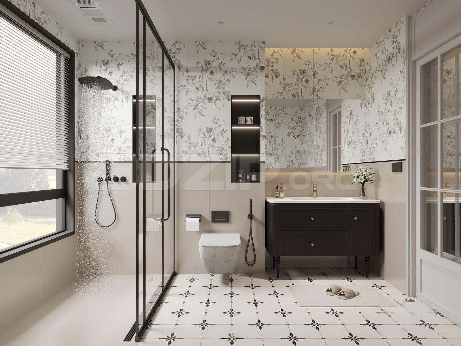 Bathroom Interior — preview 1 (3dzip)