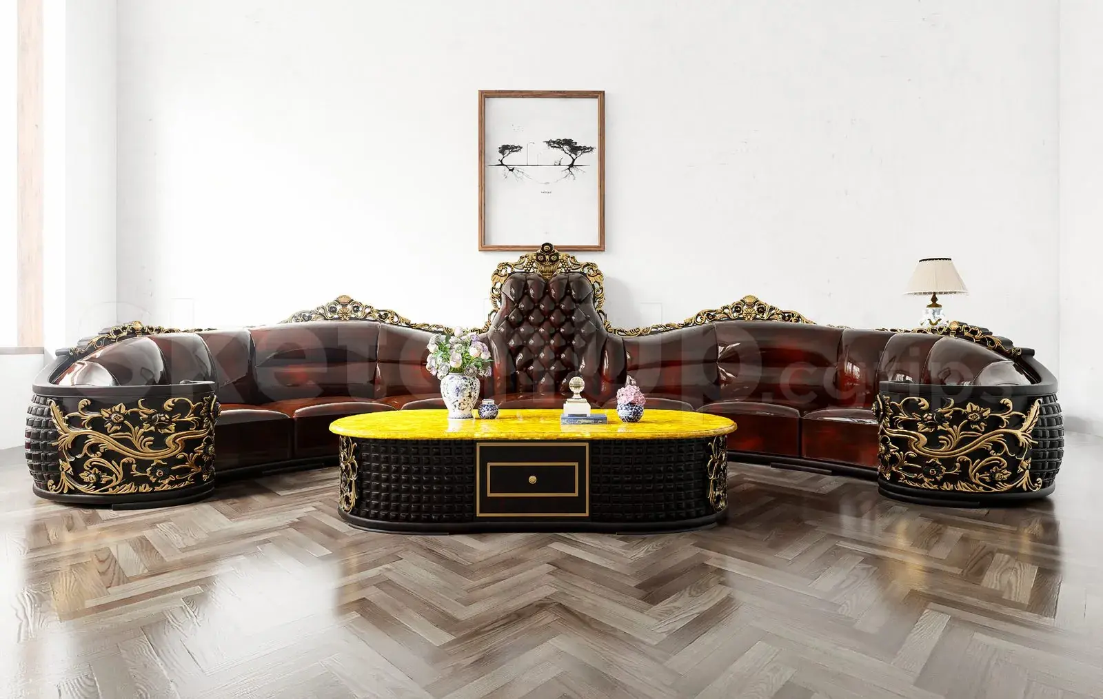 Neoclassical Sofa