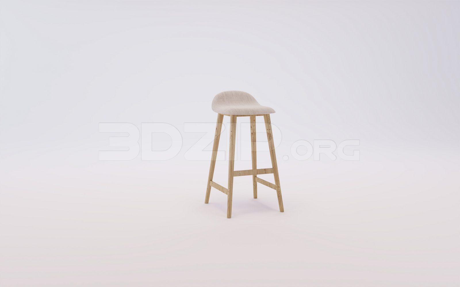 Bar Stool — preview 1 (3dzip)