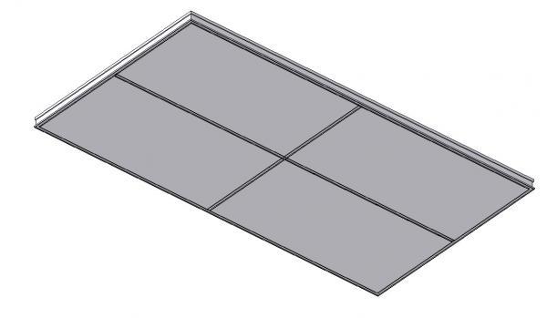 Blue Metal- Groove T Grid Ceiling System PL3