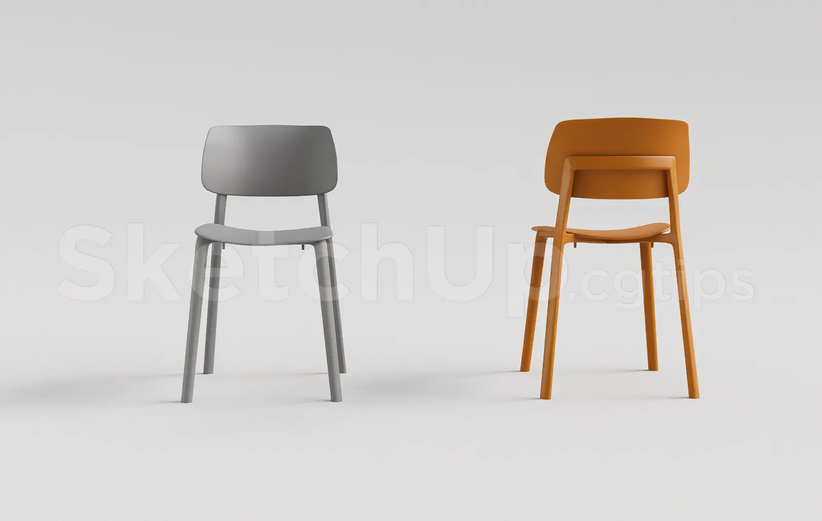 Modern Plastic Dining Chair