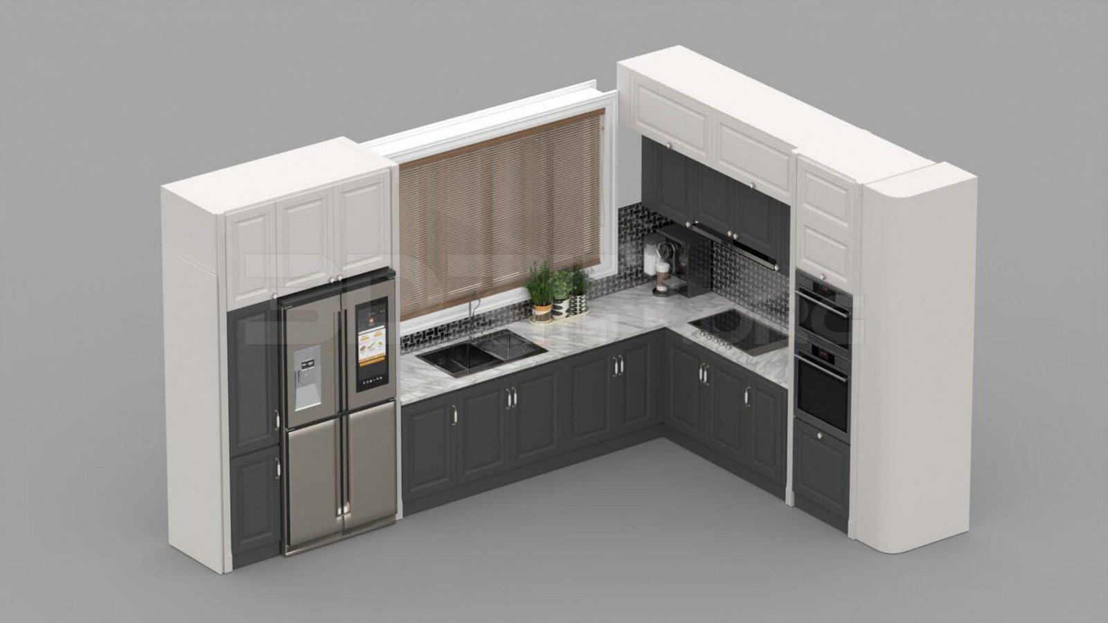 Kitchen — preview 1, by Pham Dung (3dzip)