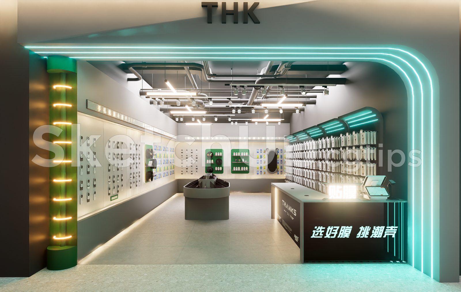 Mobile Phone Retail Store Interior Design