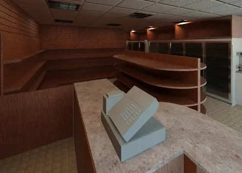 Wood Store Shelf — preview 1, by dcad79 (RevitCity, CC0)