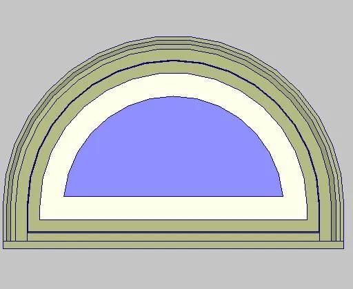Kolbe Ultra Series 1-Wide Outswing Entrance Half-Circle Sash Set Units