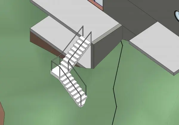 Railling - Adaptive Railing with 3 axis — preview 1, by Angela Monteiro (RevitCity, CC0)
