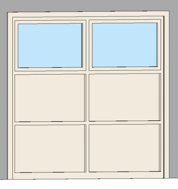 8x8 Garage Door With 6 Panels