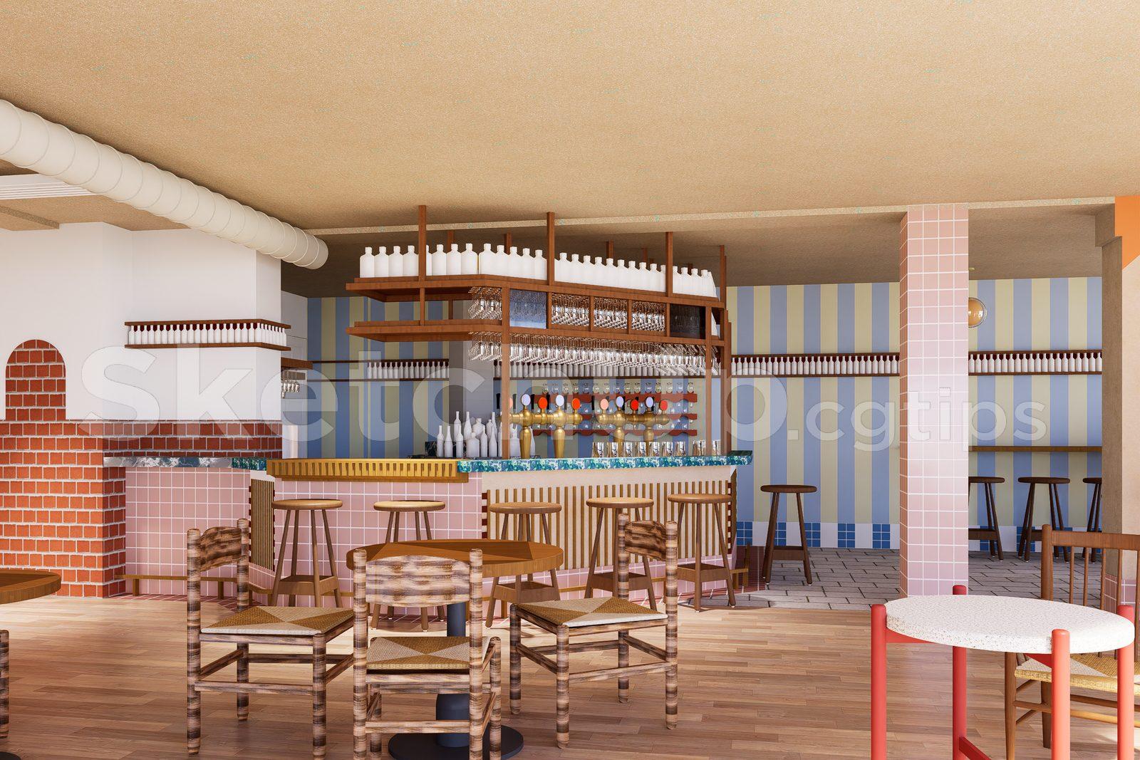 Restaurant Bar Interior