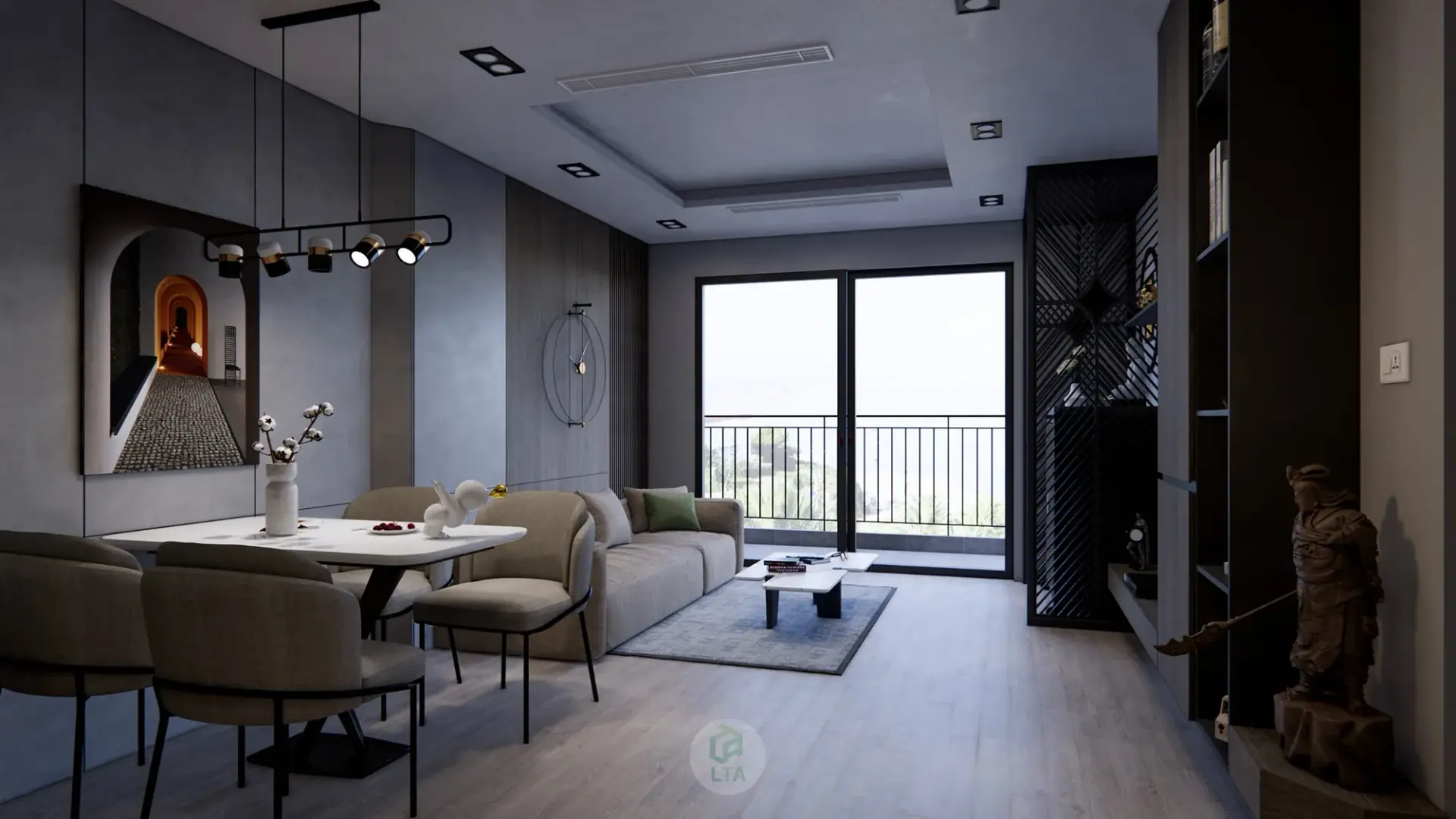Interior Livingroom Scene