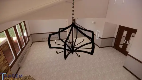 Contemporary Medium Size Chandelier — preview 1, by JmackTDB (RevitCity, CC0)
