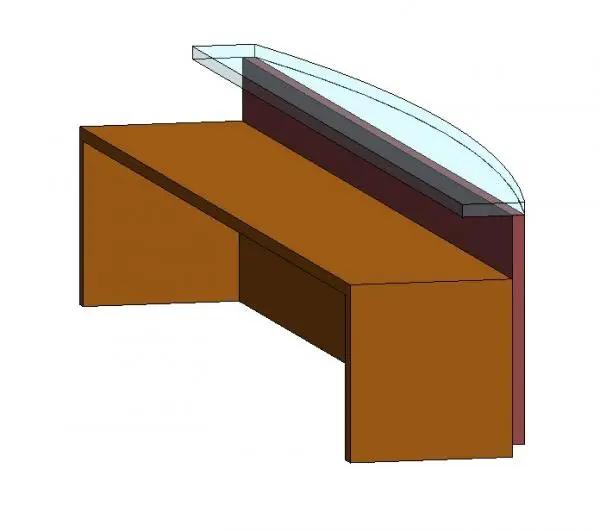 Reception Desk — preview 1, by ghe3021 (RevitCity, CC0)