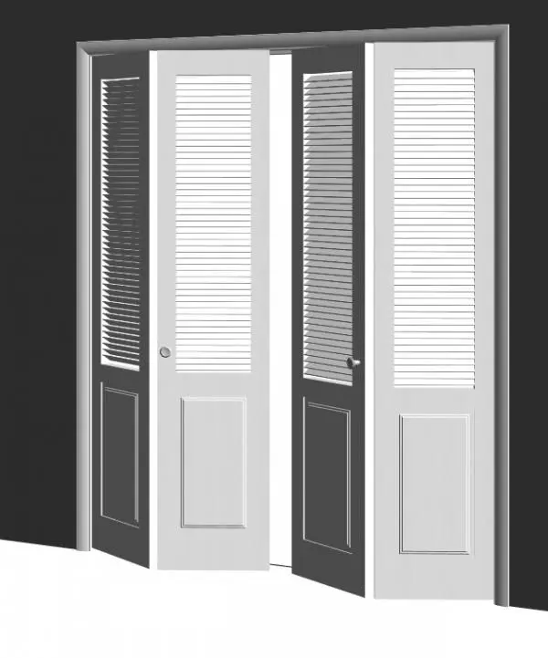 4 Panel Bifold Door — preview 1, by Jwilcox55 (RevitCity, CC0)