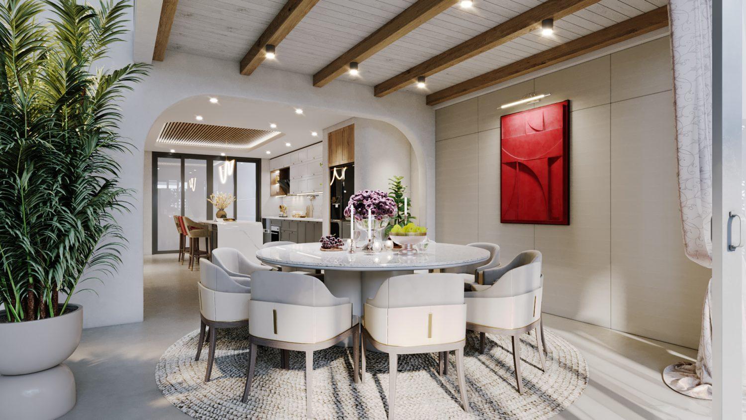 Living Room – Kitchen Interior