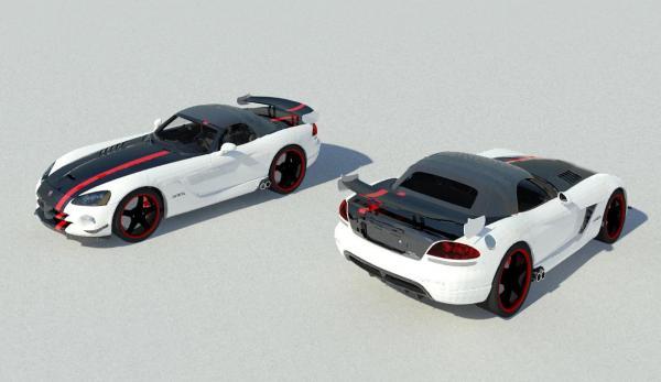 ACR - Dodge Viper Convertible - Car Automobile Vehicle