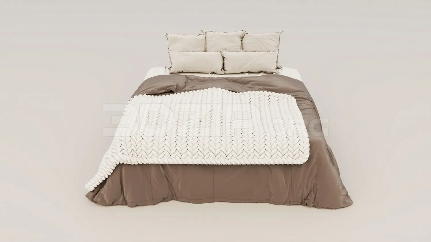 Bed — preview 1 (3dzip, CC0)
