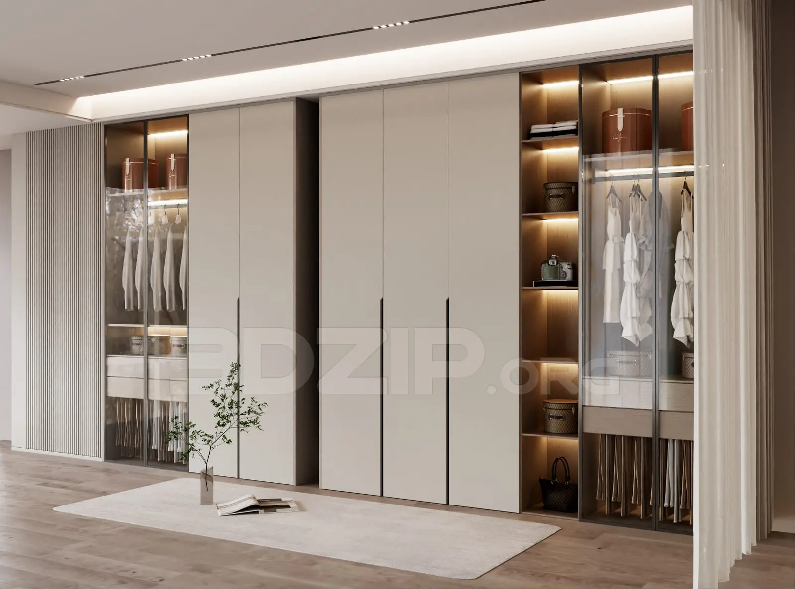 Dressing room — preview 1 (3dzip, CC0)
