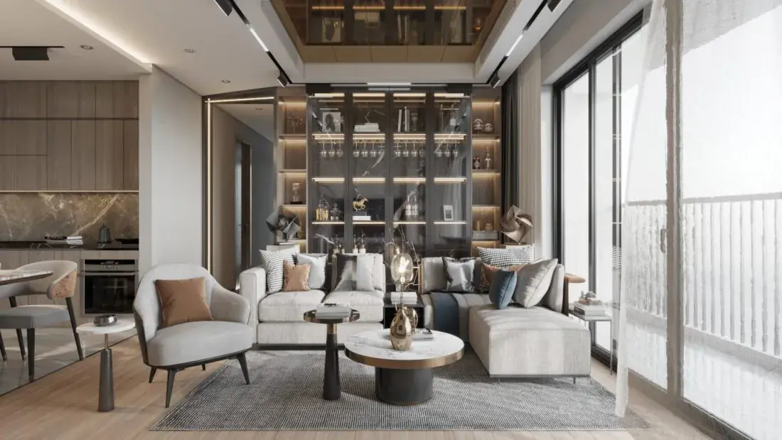 Interior Kitchen – Livingroom 281 Scene