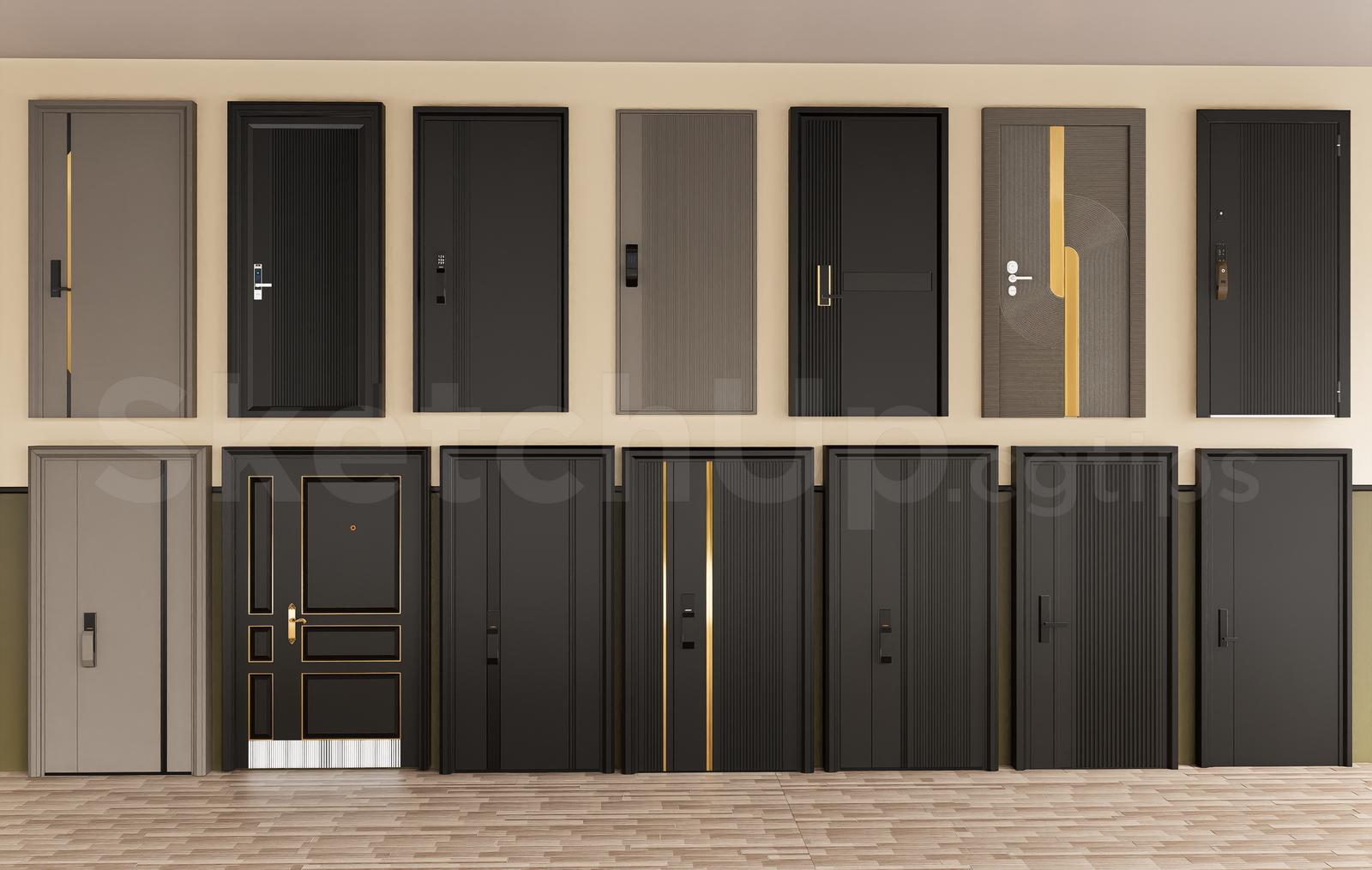 Modern Luxury Wooden Door Collection