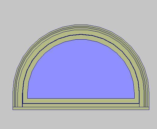 Kolbe Ultra Series 1-Wide Outswing Entrance Half-Circle Direct Set Units