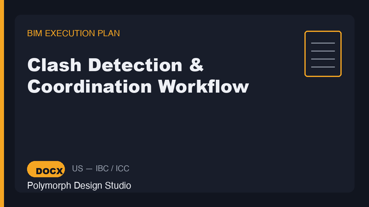 Clash Detection & Coordination Workflow