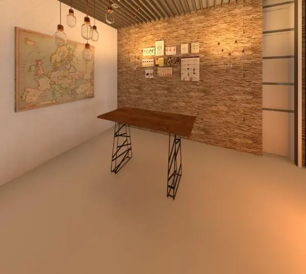 Modern dining table