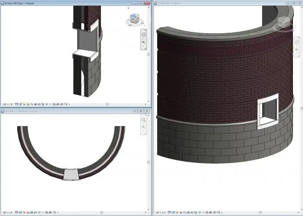 Curved Wall Opening