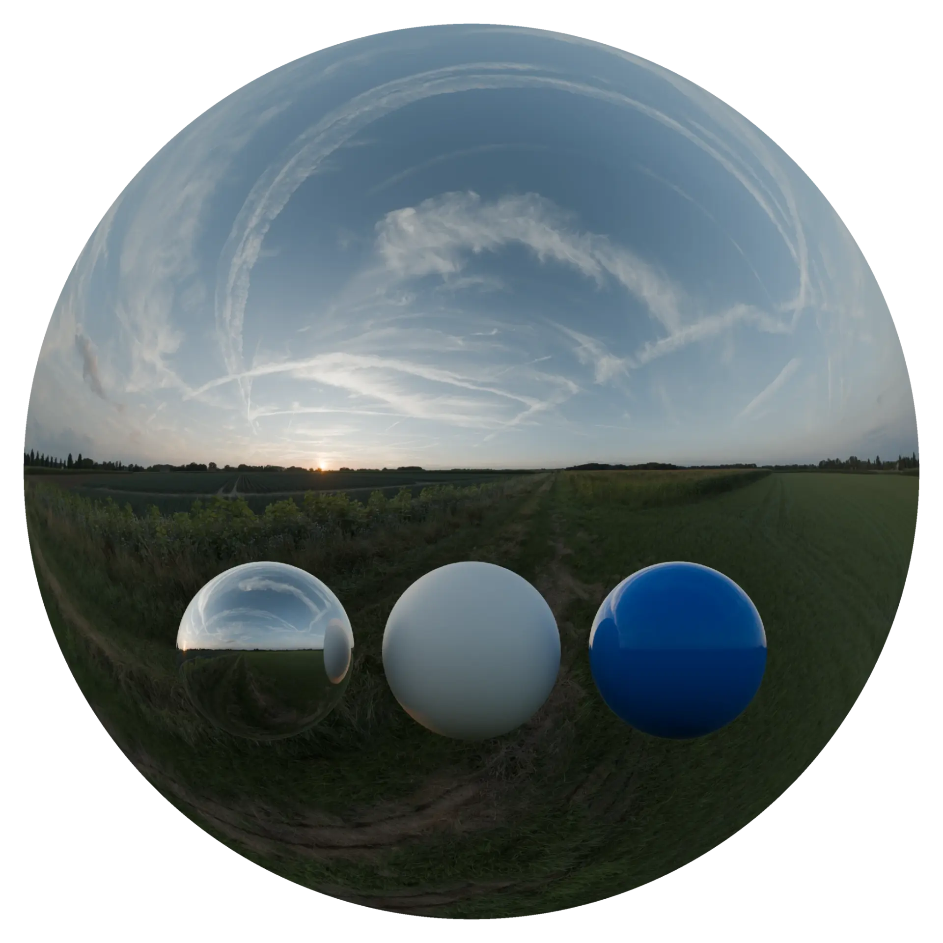 Evening Sky HDRI 034 A