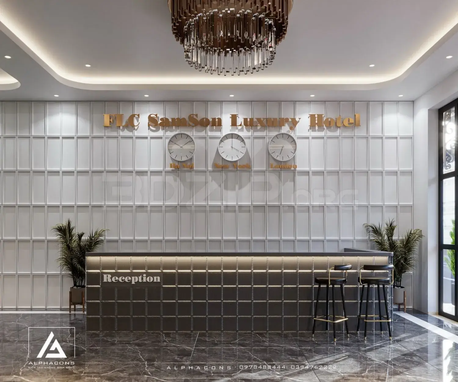 FLC Hotel Restaurant and Reception Interior