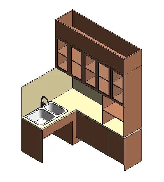 Pantry Cabinet — preview 1, by Christ13 (RevitCity, CC0)