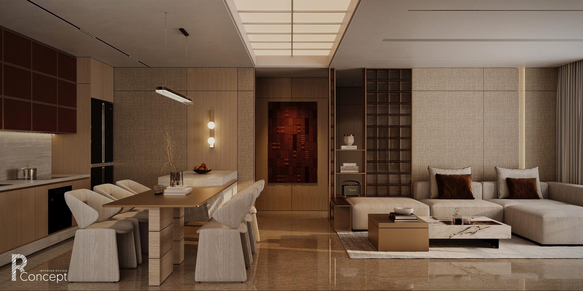 Living Room – Kitchen Interior