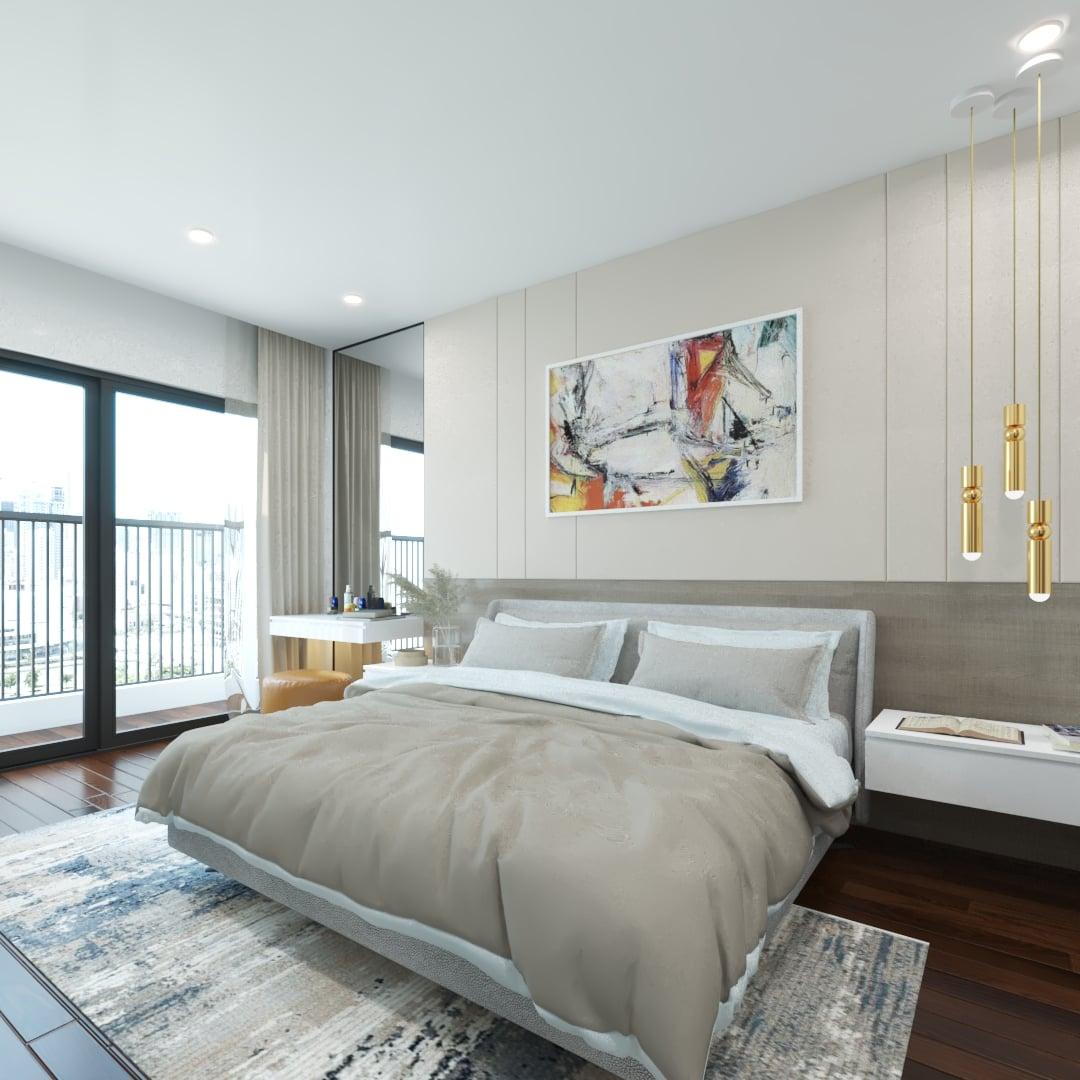 Interior Bedroom Scene